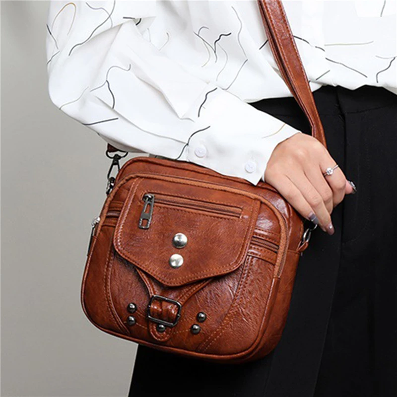 

High Quality Purse Leather Luxury Handbags Women Shoulder Bags Designer Crossbody Bag For Women Bag Fashion Female Messenger Bag