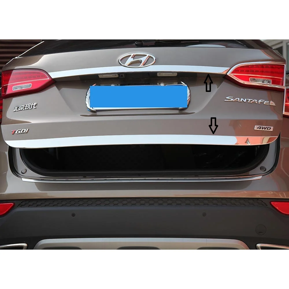 Аксессуары из нержавеющей стали подходят для 2013 2014 2015 2016 2017 Hyundai Santa Fe Santafe IX45