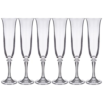 

6 pcs Champagne Glasses Set Branta 175 ml Height = 23.5 cm Kitchen supplies