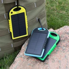 Solar 12000mAh power bank Draagbare Zonnepaneel Dual USB Batterij Oplader Opladen LED Batterij Oplader Voor iphone5 6 7 8 X(China)