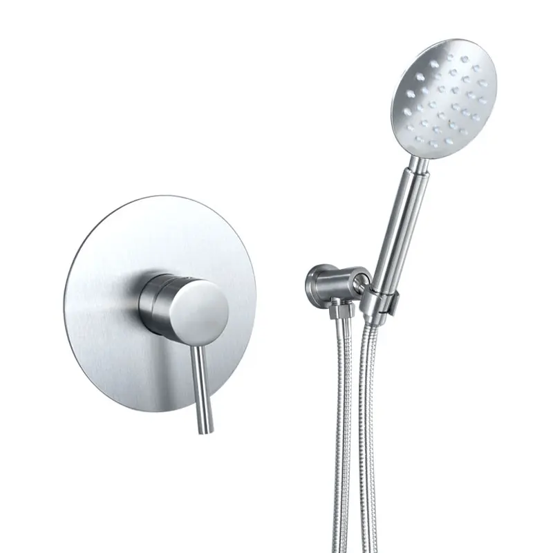 Beiluode матовый золотой набор для ванной комнаты смесители ванны и душа настенный