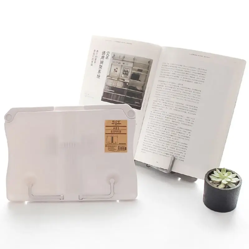 

Portable Reading Book Stand Folding Shelf Organizer Holder for Music Score Recipe Tablet 3 Colors
