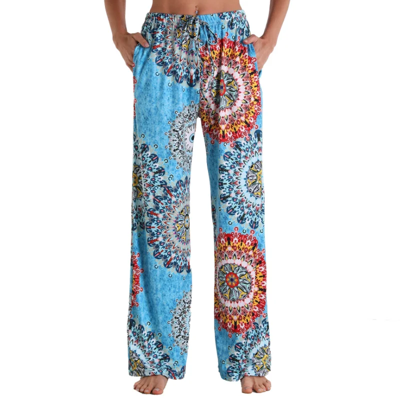 Women's 2021 New Family Leisure Sports Pocket Big Elastic Pants | Женская одежда