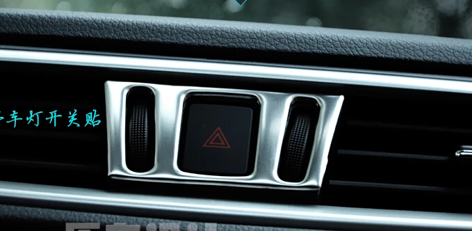 

HIGH QUALITY!! Chrome Matte Interior Center Dashboard Console trim for Nissan Qashqai 2014 2015 1pcs