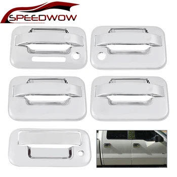 

SPEEDWOW Car Handle For Ford F150 Chrome Door Handle Cover 4 Door Handles Keyhole And Tailgate Handle Covers Car Accessories