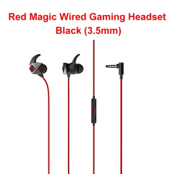 

Original Nubia Red Magic Wired earphone L 3.5 mm plug wired button control earbud comfortable wear in-ear RedMagic game earphone