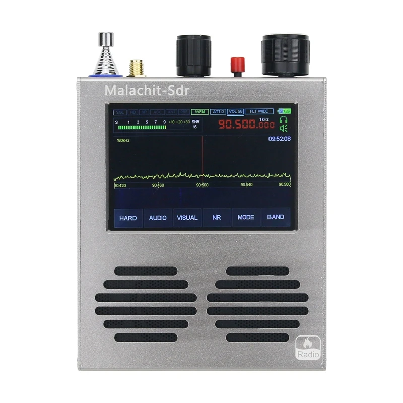Приемник Malahit-SDR 50 кгц-2 ГГц DSP радиоприемник контактный экран с батареей 5000 мАч