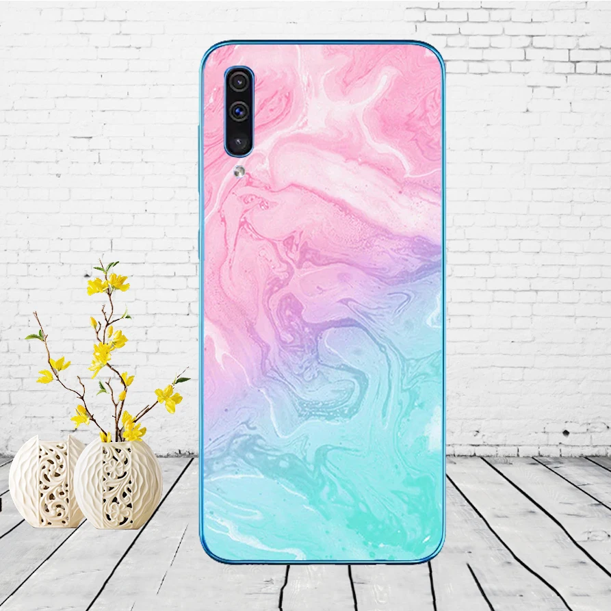 Чехол для samsung Galaxy A50 Силиконовая задняя крышка для телефона samsung A50 A30 SM-A305F A505 6,5 Fundas для Galaxy A305F A305 - Цвет: A12