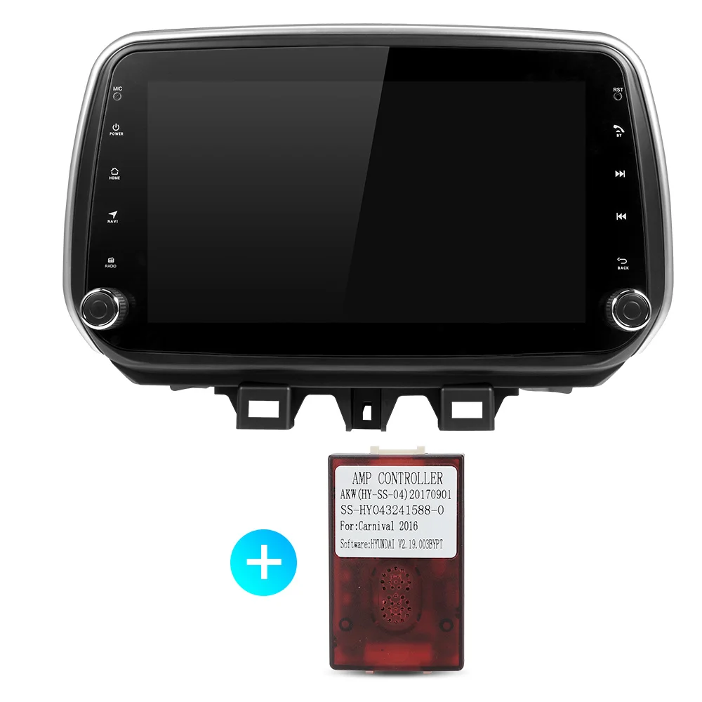 Uniway android 9,0 2G+ 3 2G dvd-плеер автомобиля для hyundai Tucson/IX35 мультимедиа автомобильный Радио gps навигация видео плеер - Цвет: With canbus