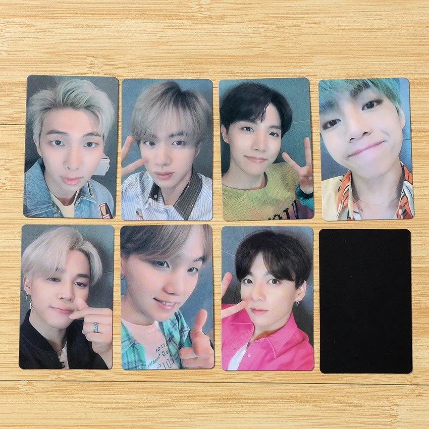 KPOP Bangtan мальчик альбом воспоминания о ломо карты V SUGA сделано бумага фото лампа карты плакат HDPhotocard 3RD 5TH LOVE YOURSELF AllCard - Цвет: C