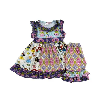 

Fantastic floral little girl tunic top party mock up boutique ruffle outfit