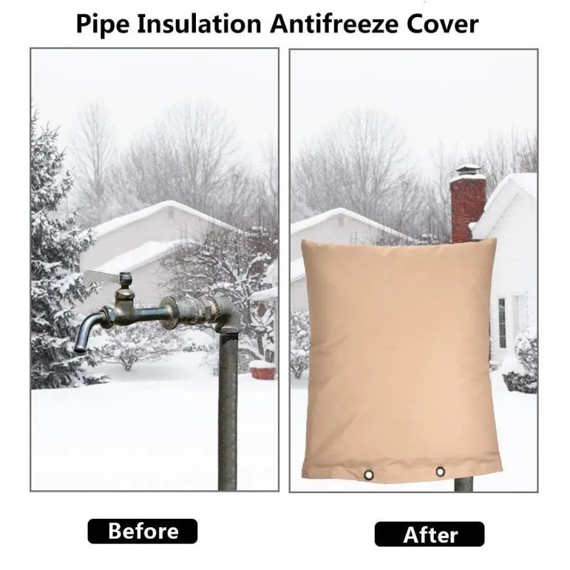 Waterproof Faucet Pipe Cover Insulation Antifreeze Cover Insulated