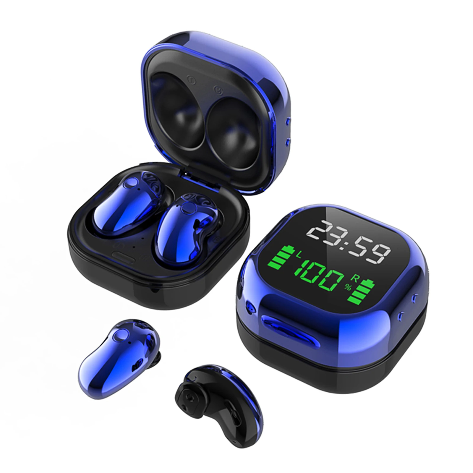 Беспроводная Bluetooth-гарнитура S6 Plus с микрофоном время и мощность | Электроника