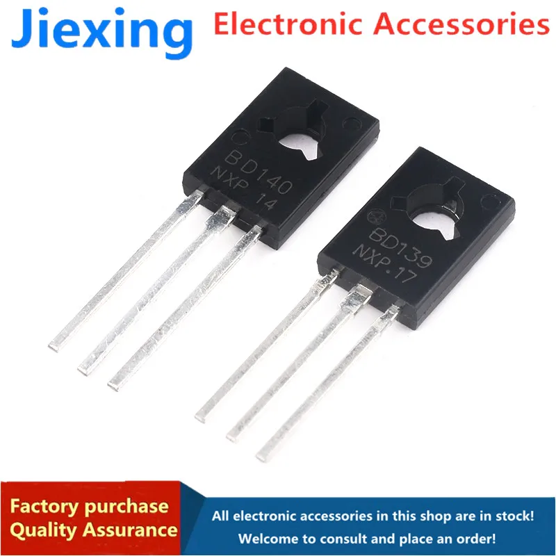 

10PCS BD139 BD140 ( 10PCS BD139 + 10PCS BD140 ) TO126 TO-126 new voltage regulator IC