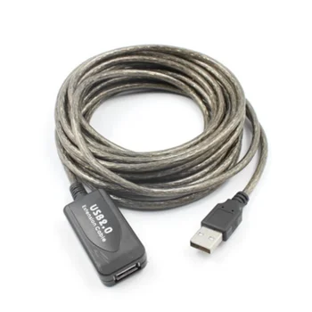 

50pcs/lot 5M/10M/15M USB 2.0 A Male to Female ACTIVE Extension Data Cable with Amplifier chip