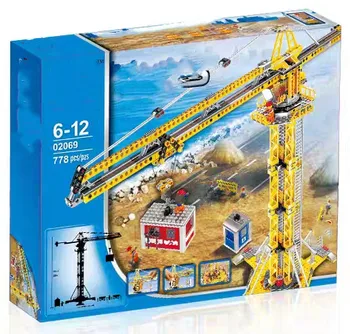 

New City Series Giant Tower Crane 02069 Building Block Children Toys