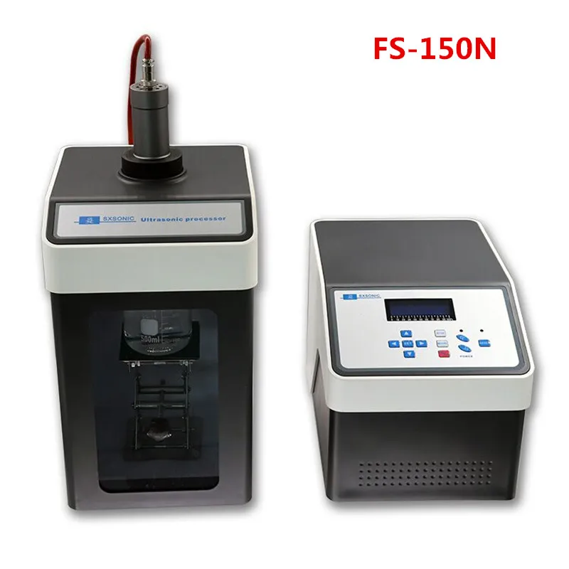 

Newest model CE ISO Ultrasonic Homogenizer FS-150N Sonicator Processor Cell Disruptor Mixer 80W 20KHZ 500ul-80ml