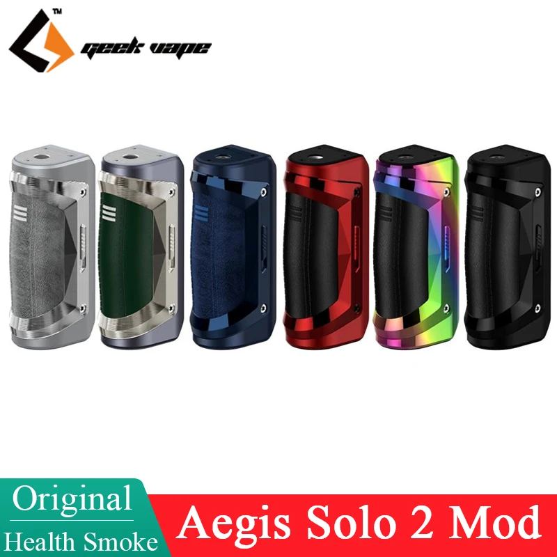 Tanie Oryginalny Geekvape S100 Aegis Solo 2 Mod 100W 18650 opakowanie sklep
