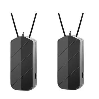 

Air Purifier with UV Light Necklace Mini Portable Air Freshener Ionizer Negative Ion Generator, 2PCS