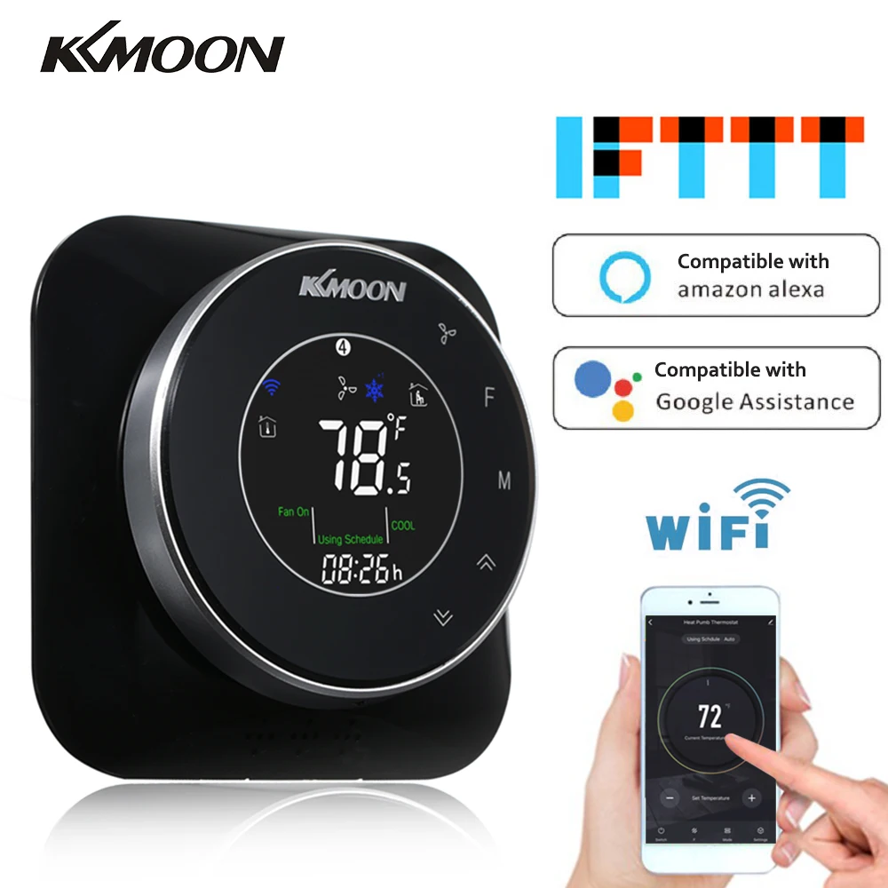 Терморегулятор KKmoon терморегулятор комнатный регулятор температуры WiFi программируемый нагрев/охлаждение терморестат регулятор температуры