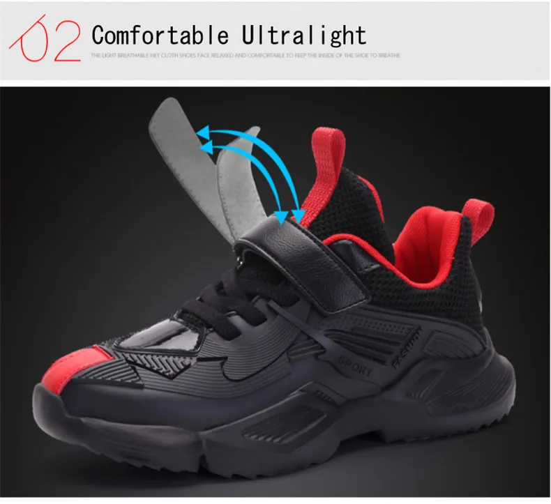 2019 Boys Sneakers light Kids Shoes Breathable Girls Sport Shoes Child Leisure Casual Running Children Shoes Chaussure Enfant (5)