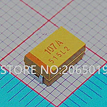 

100PCS SMD 7343 Tantalum capacitors 10V 100UF D Type 100uf 10v 107A