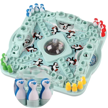

Ice Penguin ludo Classic Flying Chess Kids Board Game for Children Family Fun Entertainment Intellectual Development Toys