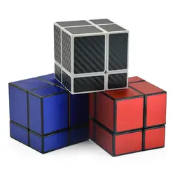 LeFun 2x2x2 зеркальная поверхность магический куб высокого качества ультра-Гладкий 2x2 скоростной поворотный пазл кубический интеллект детские