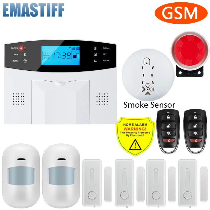 Wireless Gsm Home Burglar Security Alarm System Smart Life Apps Control  With Sensor Detector Kit - AliExpress