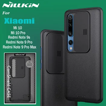 

Nillkin Camera Protection Case on Redmi Note 9 Pro MAX 9s Case Slide Lens Protect Cover Cases For Xiaomi Mi 10 Pro Mi10 Lite