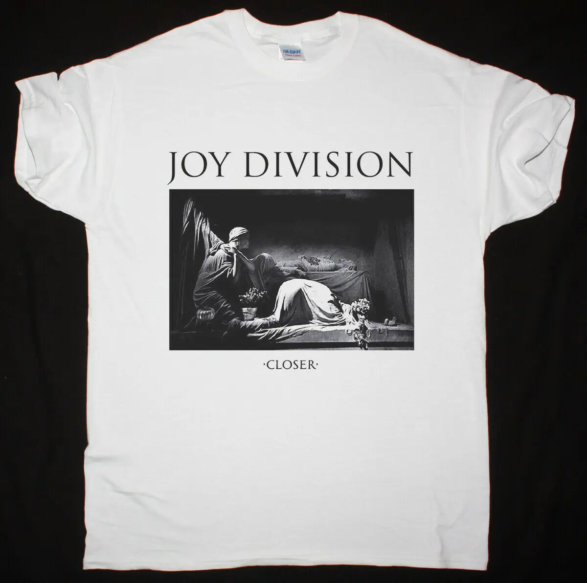 Белая футболка с надписью Joy Division Closer New Order The Smiths Fall Bauhaus|Футболки| |