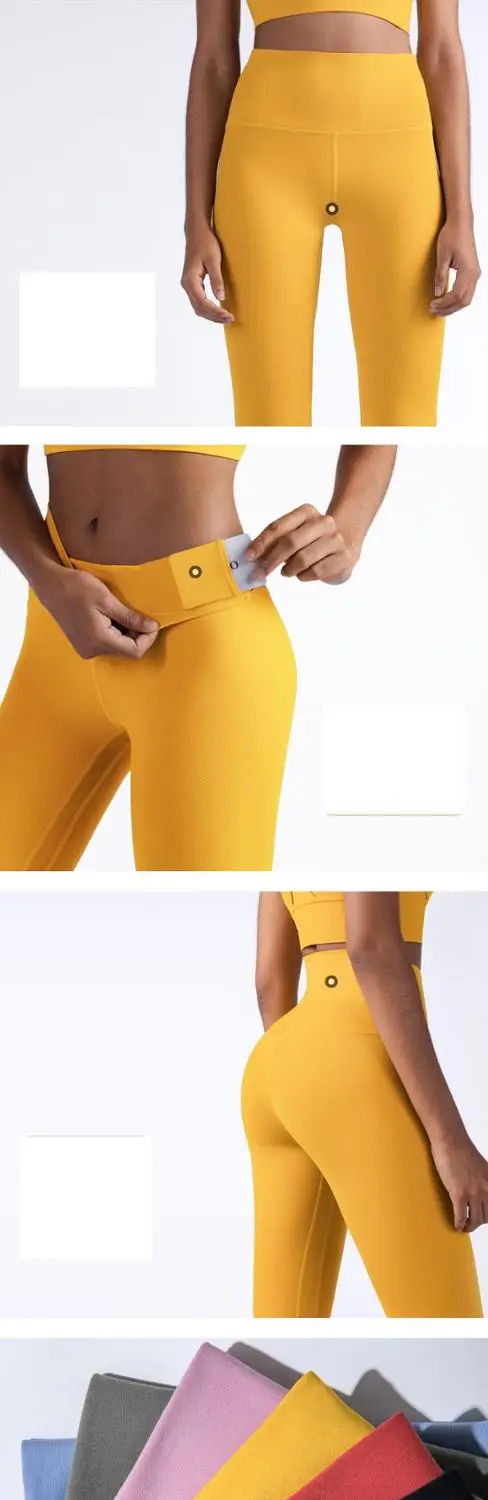 Штаны до середины икры с высокой талией леггинсы для занятий йогой женские