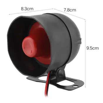 

1-Way Car Alarm with Sufficient Durability and Ruggedness Security System Keyless Entry Siren and 2 Remote Controls 103/T111