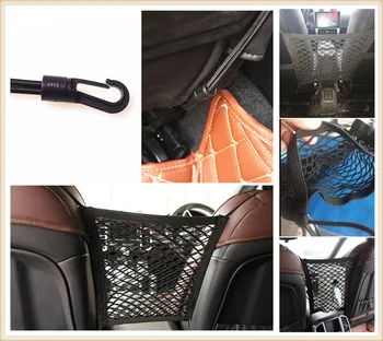 

Car accessories beverage umbrella sundries storage net pocket for Mercedes Benz F125 E550 GLC GLC43 G350d E350