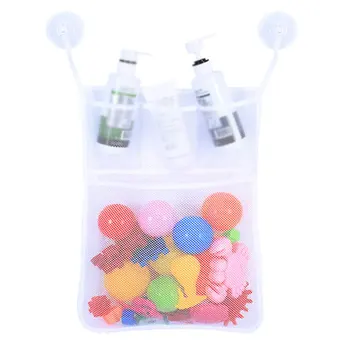 

Bath Children Toy Storage Net Organizer Baby Bathroom Wall Storage Mesh Bags Organizer Baby Shower Play Toy