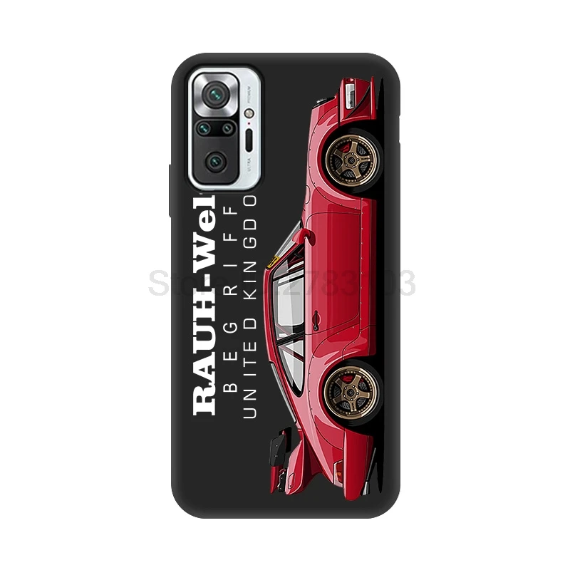 Luxury Sports Car Case For Xiaomi Redmi Note 9S 10S 9 10 8 7 Pro 8T 9T 6 Cover Redmi 9A 9C 8A 7A K20 Mi 9T Pro K30 Ultra Funda