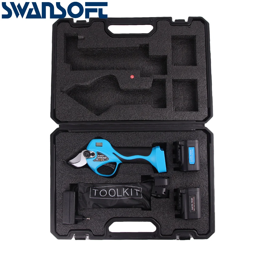 Pruning Shear Branch Cutter Grafting With Extension Rod 16.8V 2 Battery Power Tools High branches Electric Scissors Profession 3