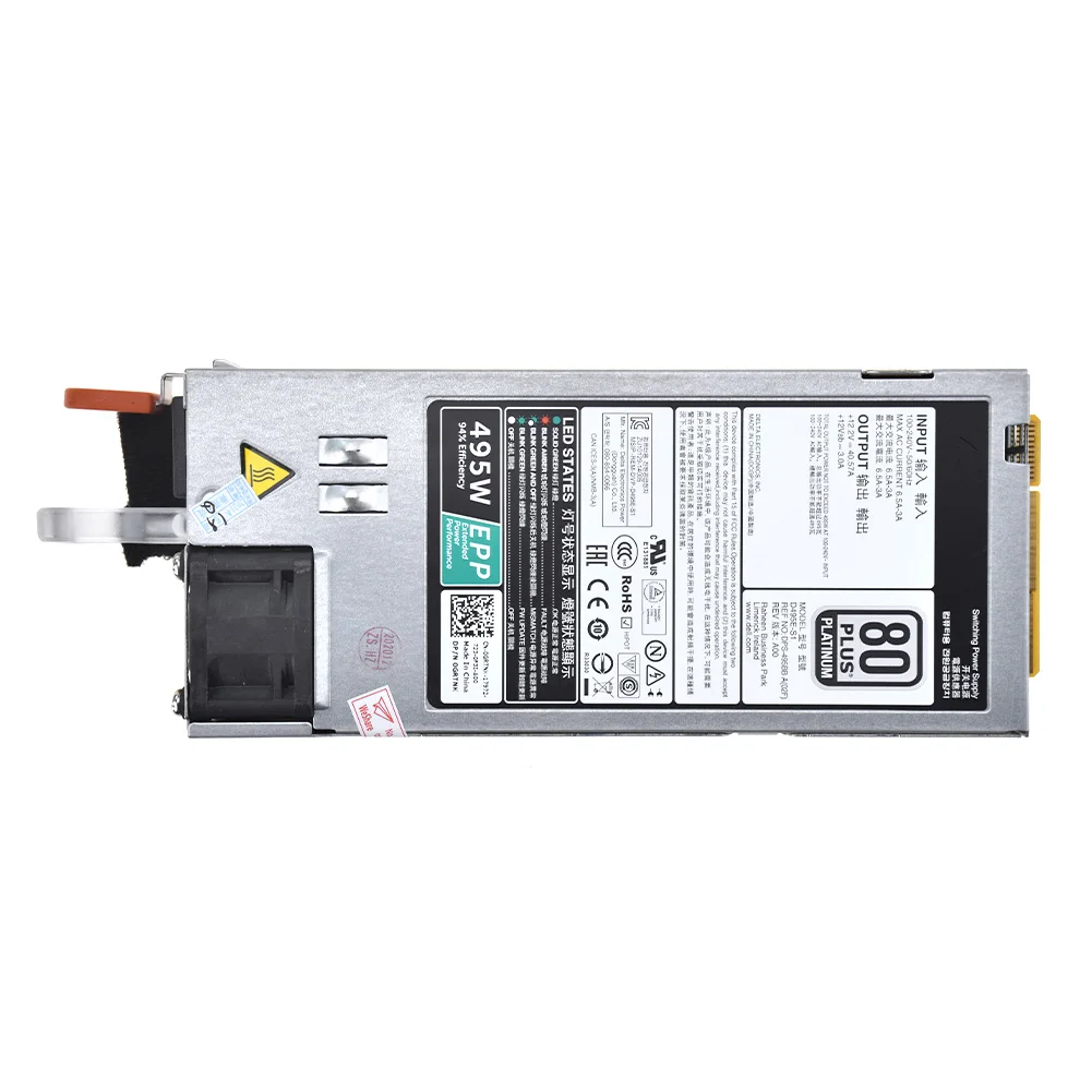 Per Dell R530 R630 R730 R730Xd T430 T630 Alimentatore Hot Swap 495W Psu