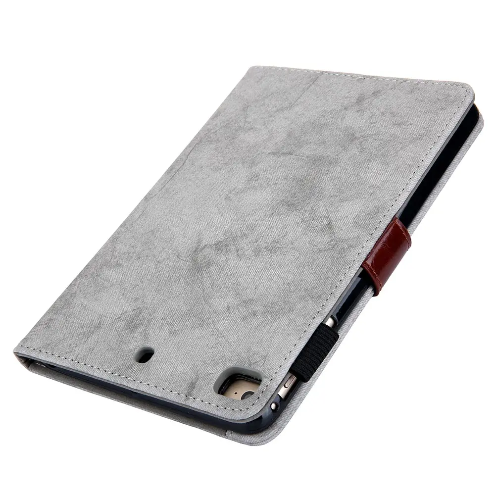 Чехол с держателем для карт для iPad Mini 5 2019 mini 4 Магнитная ткань PU кожаный чехол-подставка для Apple iPad mini 2019 5-го поколения