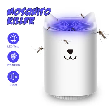 

Portable USB Electronic Mosquito Killer Lamps Insect Killer Light LED Photocatalyst Trap Mosquito Repellent Lamp for Home Indoor