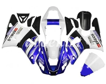 

New ABS Motorcycle bike Full Fairings Kit Fit For YAMAHA YZF-R1 2000 2001 00 01 R1 bodywork set Custom Blue White