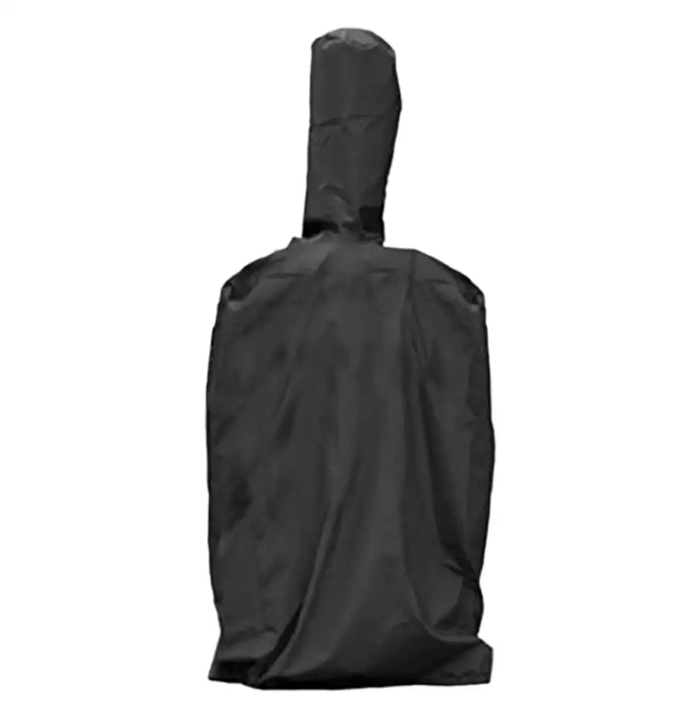 Черная печь для приготовления пиццы на открытом воздухе непромокаемая крышка