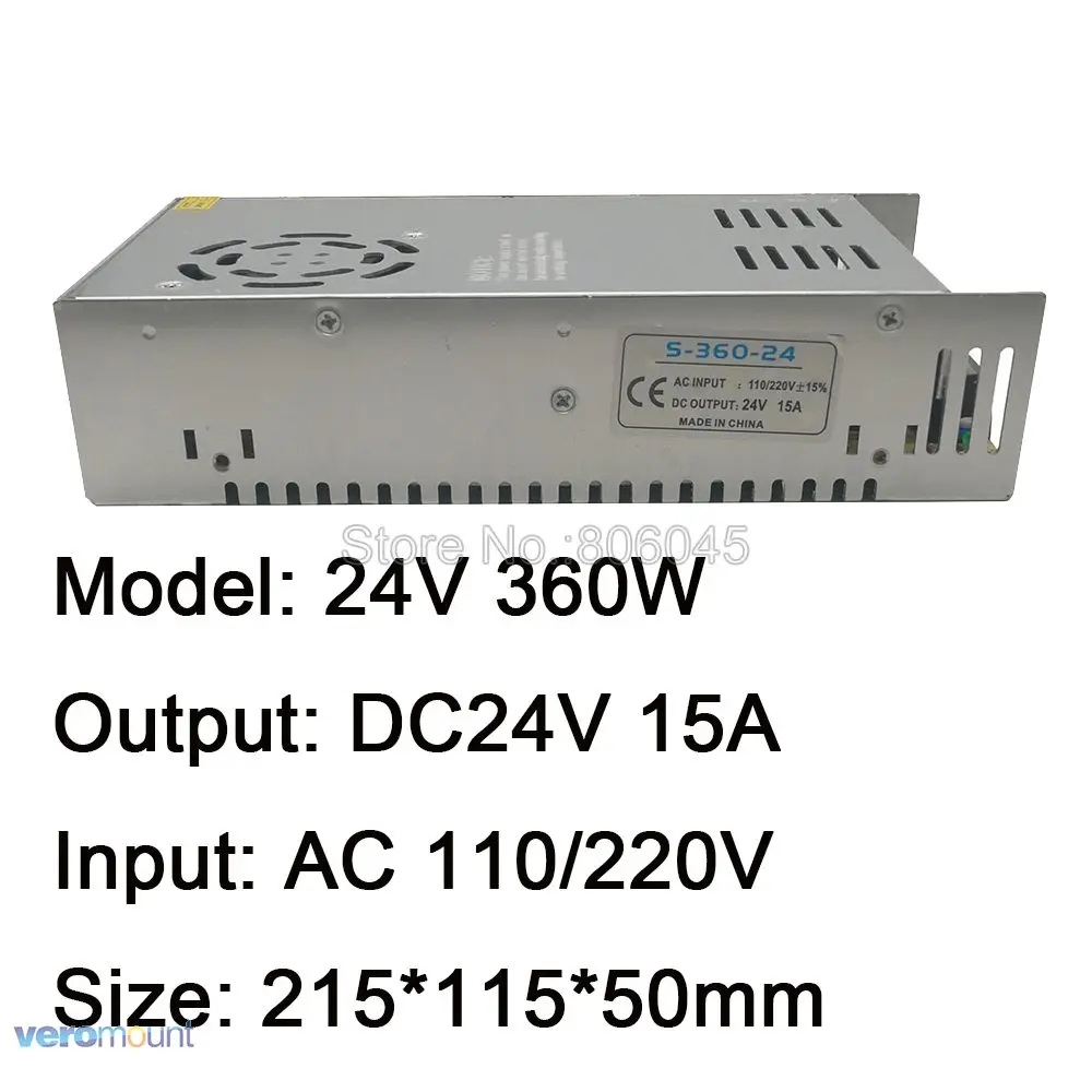 24V освещение Трансформатор AC110V 220V постоянного тока до DC24V 1A 2A 3A 5A 6.5A 8.5A 10A 15A 16.5A 21A 30A переключение Питание Мощность конвертер