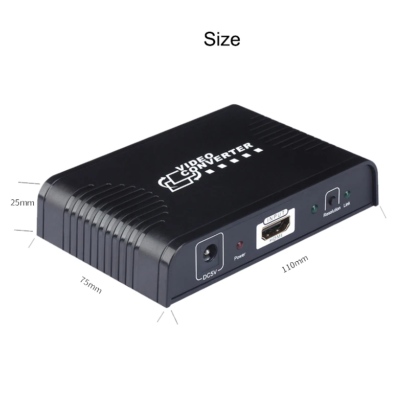 1080P HD HDMI К Ypbpr компонентный коаксиальный L/R аудио видео конвертер коробка адаптер для Apple tv STB PS4 DVD PC ноутбук компьютер к ТВ