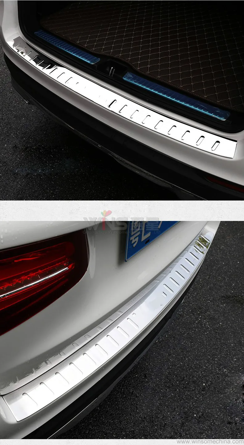 Для Mercedes Benz GLC внутренний и наружный хромированный бампер для Toyota Camry из нержавеющей стали аксессуары для стайлинга автомобилей