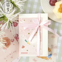 1 комплект/1 партия, милый мягкий маленький внутренний двор, поздравительные открытки, открытки на день рождения, деловая подарочная карта, набор, открытка