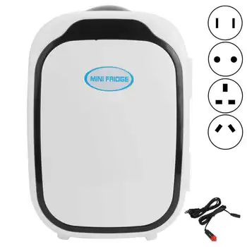 

6L Mini Portable Hot Cold Car Fridge Dual Use Electric Refrigerator Cigar Lighter for Home Car Use 12V Frigobar Geladeira