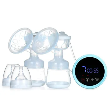 

Automatic Double Electric Breast Pump Stimulate & Massage & Express 3 Modes 9 Suction Levels Adjustable Rechargeable