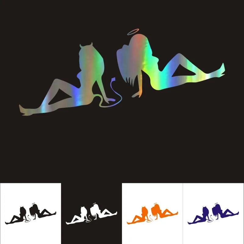 7*20cm Car Sticker and Decal 3D Sexy Girl Cartoon Vinyl Reflective Wholesale Styling Accessories | Автомобили и мотоциклы