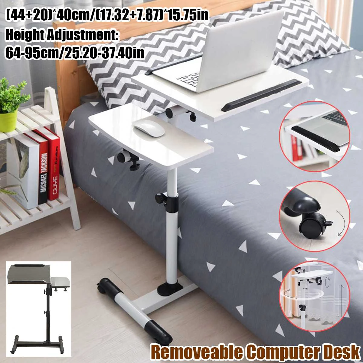 Table Bed Laptop Bed With Desk Folding Computer Desk Computer Desk Study B サイドテーブル カラー C Www Qbusinessmagazine Com